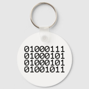 LLAVERO BINARY GEEK