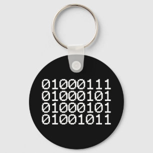 LLAVERO BINARY GEEK KEYCHAIN