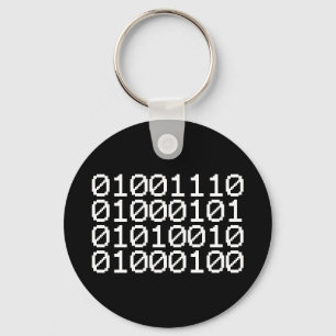 LLAVERO BINARY NERD KEYCHAIN