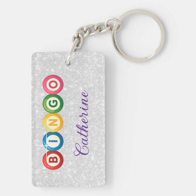 Llavero Bingo Personalized Keychain (Atrás)