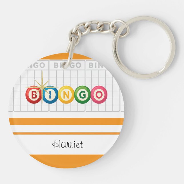 Llavero Bingo Personalized Keychain (Atrás)