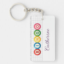 Llavero Bingo Personalized Keychain