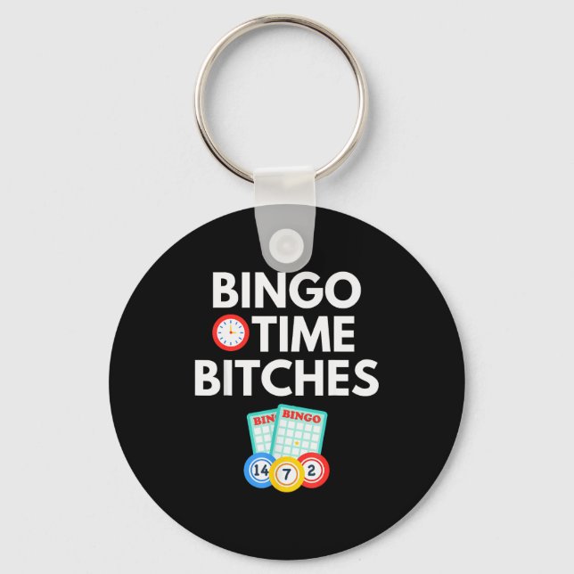 Llavero Bingo Time Es Funny Bingo Player Game Lover Gift H (Anverso)