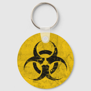 Llavero Biohazard Grunge Customizable