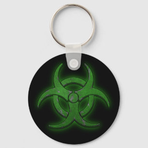 Llavero Biohazard verde