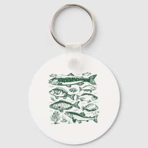 Llavero Biología de especies de peces retro tipos de peces