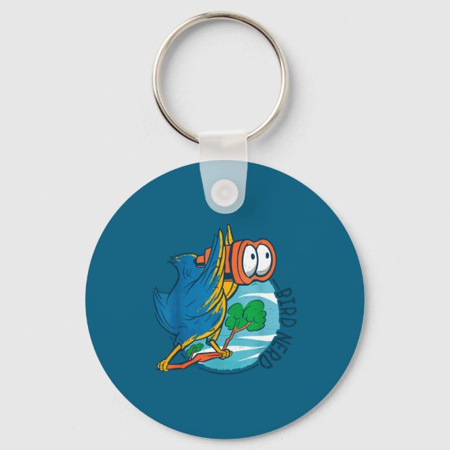 Llavero Bird Nerd Funny Bird Watching Birds Lover Ornithol (Anverso)
