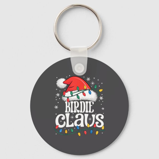 Llavero Birdie Claus Funny Xmas Christmas Grandma Holiday  (Anverso)