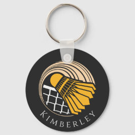 Llavero Birdie, entrenadora de jugadores modernos de Badmi