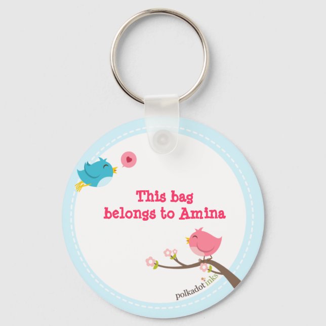Llavero Birdie Love Key (Anverso)