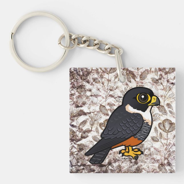 Llavero Birdorable Bat Falcon Cute Personalizado Raptor (Frente)