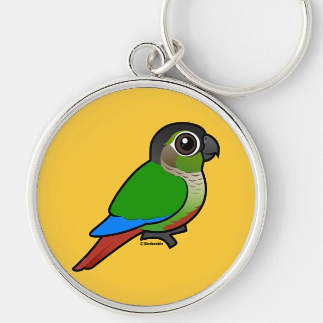 Llavero Birdorable Conure Verde-cheeked (Frente)
