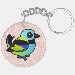 Llavero Birdorable Verde-dirigió el Tanager