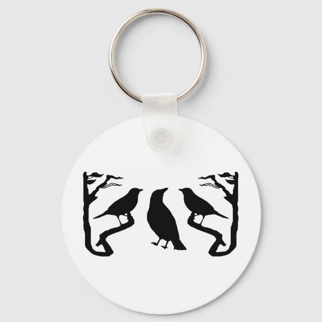 Llavero Birds Silhouette (Anverso)