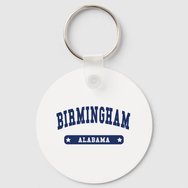 Llavero Birmingham Alabama College Style t camisetas (Anverso)