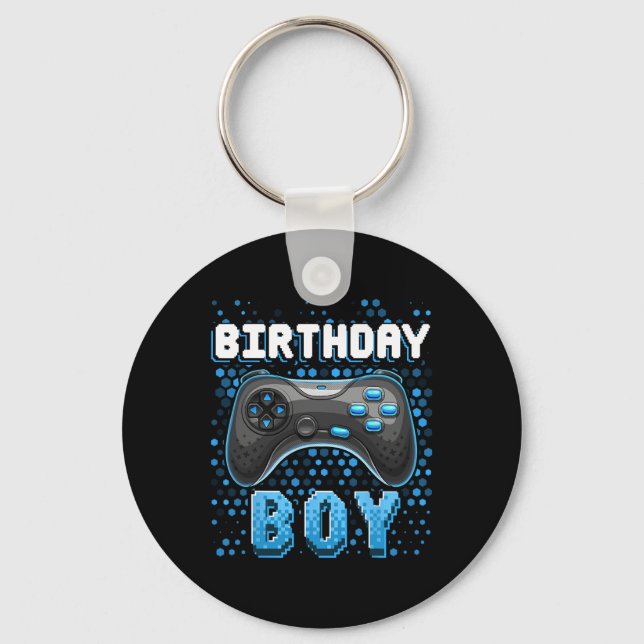 Llavero Birthday Boy Video Game Controller Birthday Gamer (Anverso)