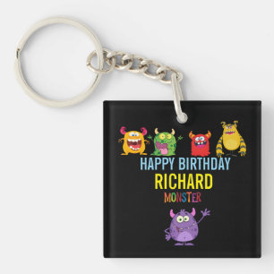 Llavero Birthday FUN Monsters kids cute