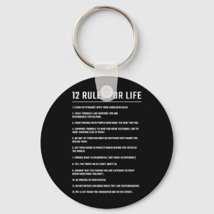 Llavero Birthday Gift 12 Rules For Life
