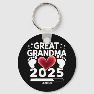 Llavero Bisabuela Cargando Anuncio de Embarazo 2025