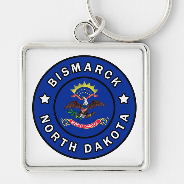 Llavero Bismarck Dakota del Norte (Frente)