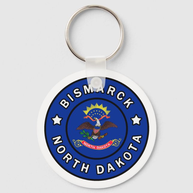 Llavero Bismarck Dakota del Norte (Anverso)
