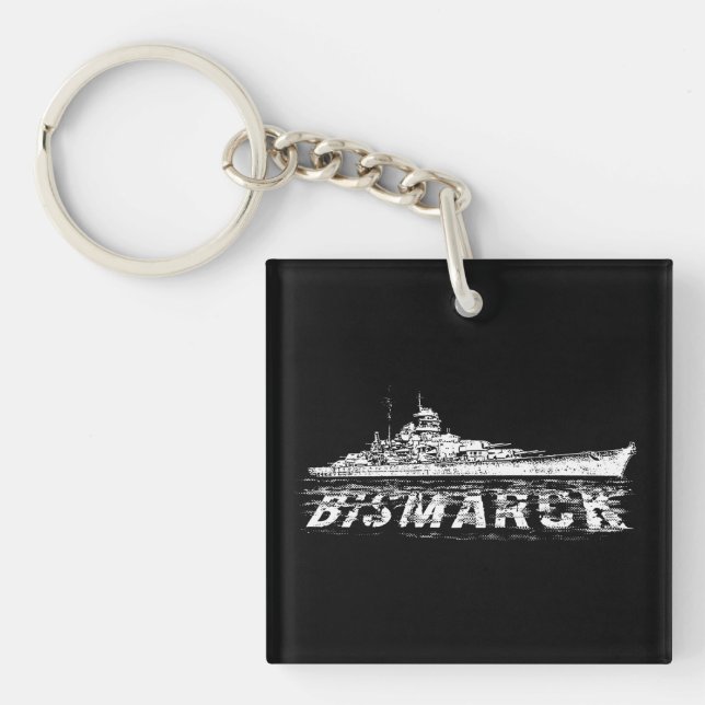 Llavero Bismarck Square (doble cara) Keychain (Frente)