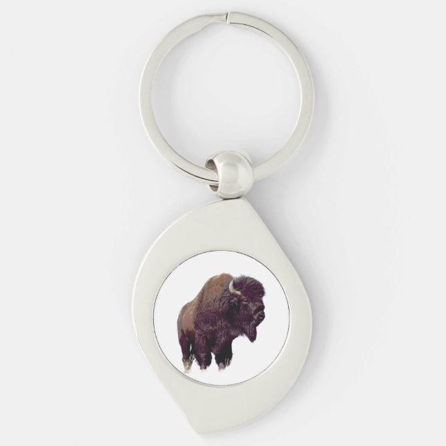 Llavero Bison Búfalo  (Anverso)
