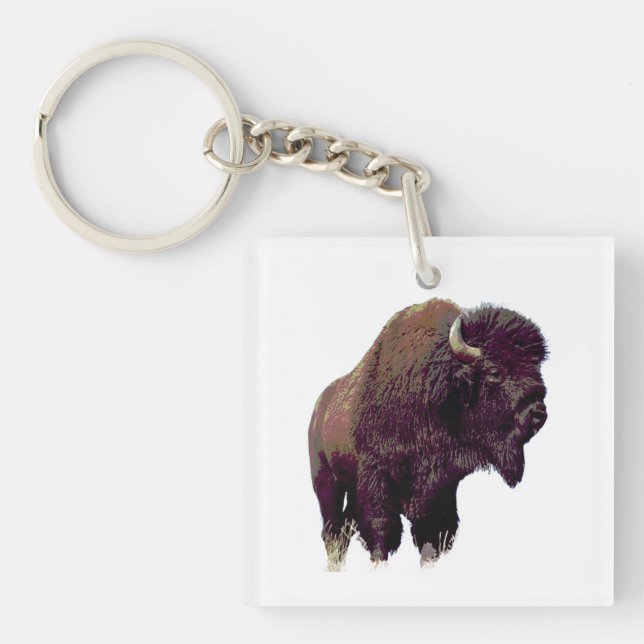 Llavero Bison Búfalo  (Frente)