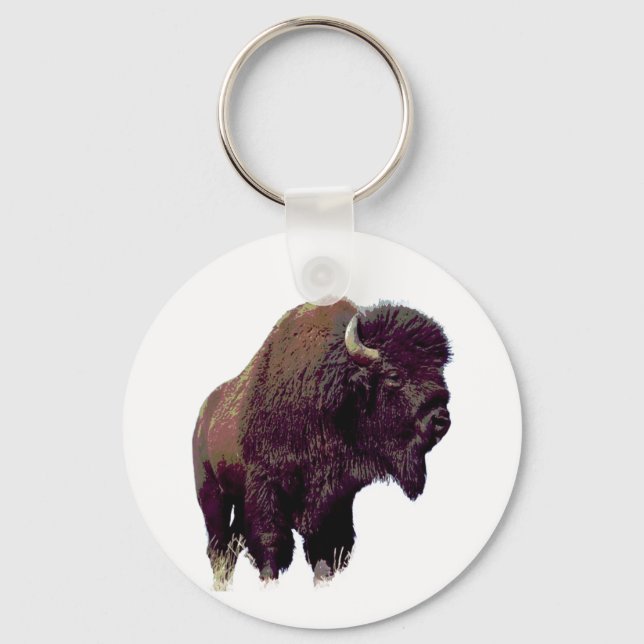 Llavero Bison Buffalo  (Anverso)