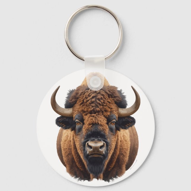 Llavero Bison / Buffalo (Anverso)