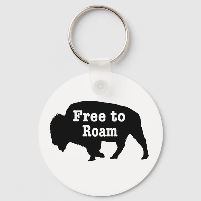 Llavero Bison Free To Roam (Anverso)