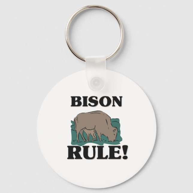 Llavero ¡BISON Rule! (Anverso)