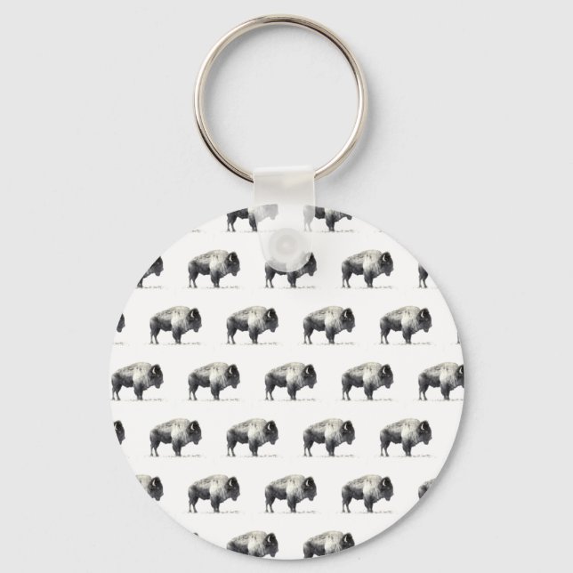 Llavero Bisonte Americano (Anverso)