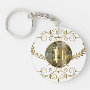 Llavero Bitcoin Gold Coin