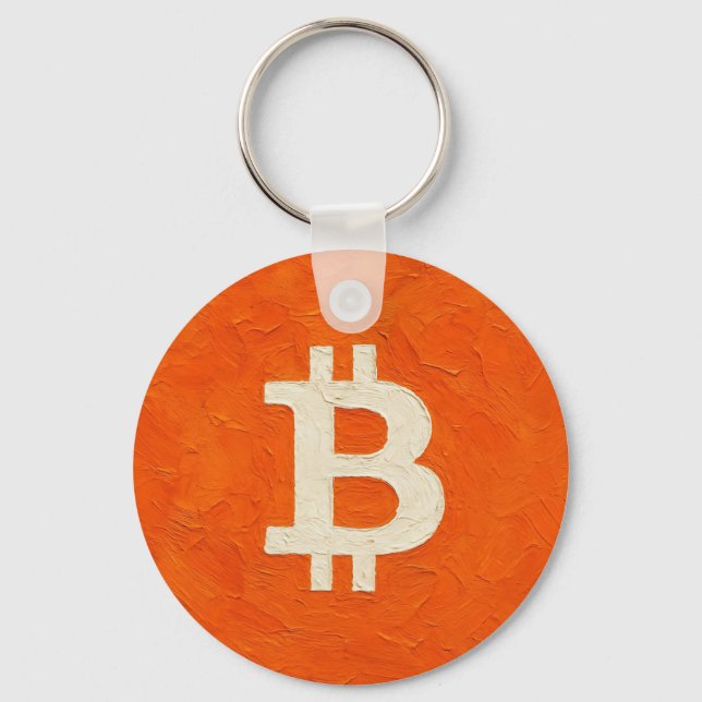 Llavero Bitcoin Standard (Oil, Style: 4) (Anverso)