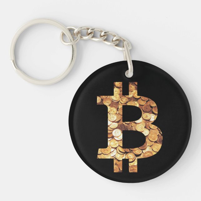 Llavero Bitcoin-Symbol (Frente)