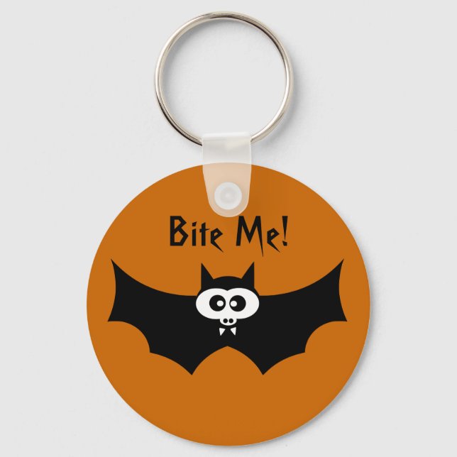 Llavero Bite Me Halloween Bat (Anverso)
