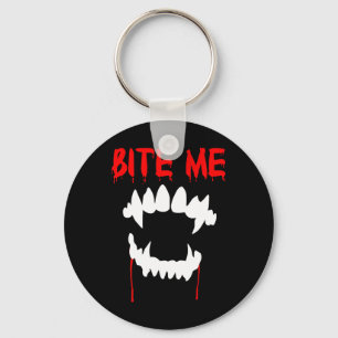 Llavero Bite Me Halloween Vampiros Dientes