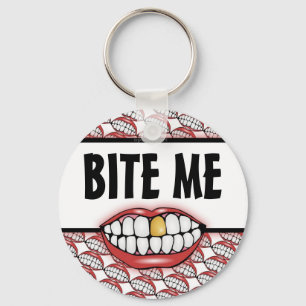 Llavero Bite Me Keychain