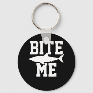 Llavero Bite Me - Shark Marine Biology Gift - Animal Ocean