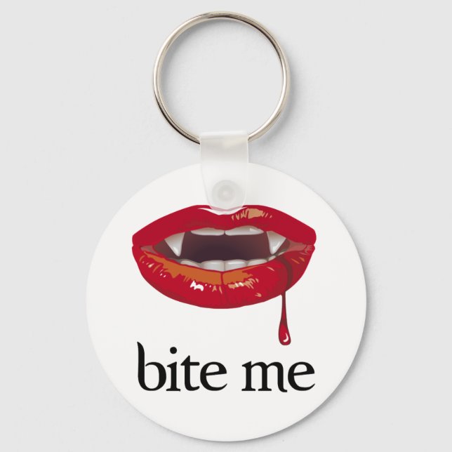 Llavero Bite Me Vampire (Anverso)