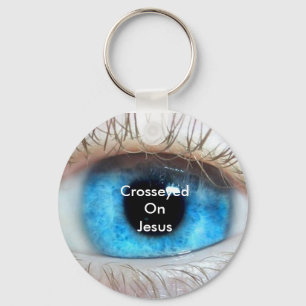Llavero Bizco en Jesús (azul)