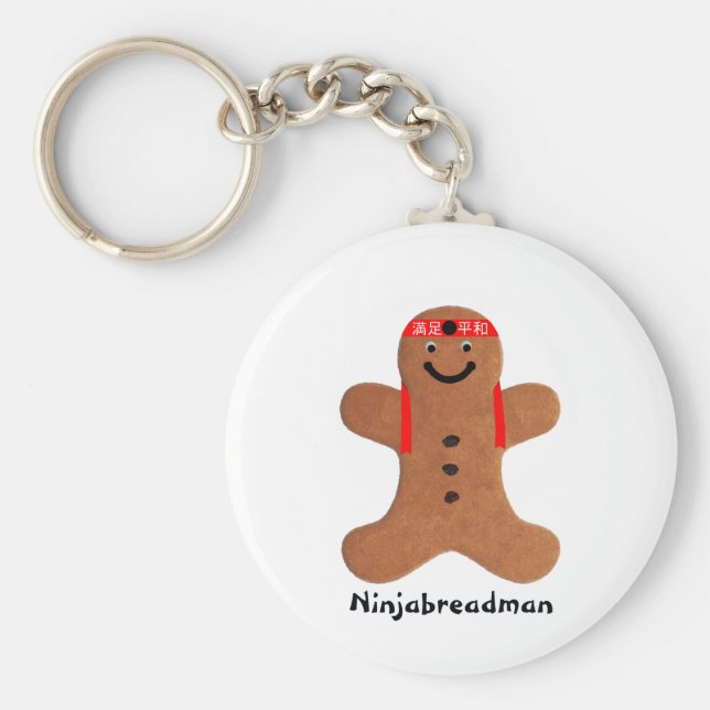 Llavero Bizcocho de Ninjabreadman (galleta) (Frente)