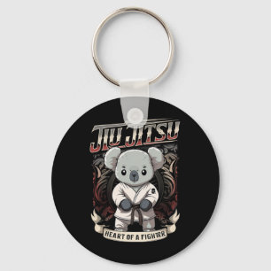 Llavero Bjj Corazón De Un Luchador - Jiu Jitsu Byby Koala