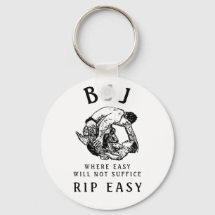 Llavero BJJ RIP Easy, accesorios brasileños de Jiu Jitsu