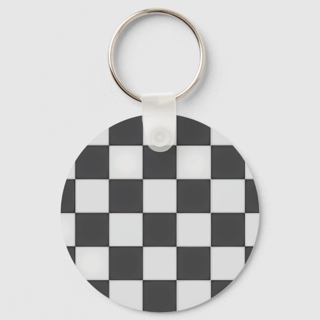 Llavero Black and white tiled Floor surface (Anverso)
