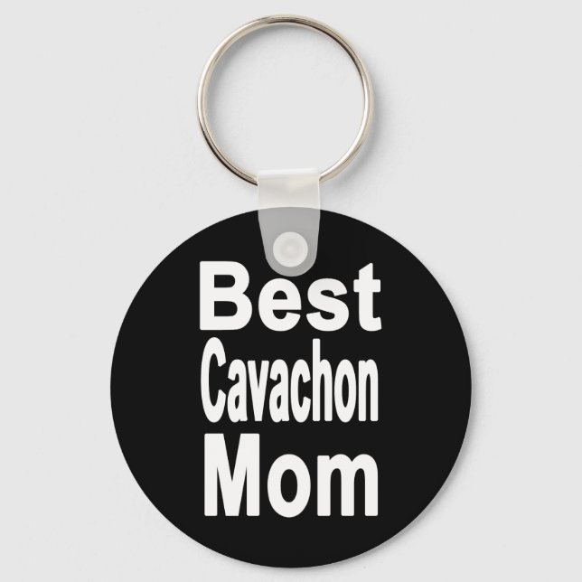 Llavero Black Best Cavachon Mom (Anverso)