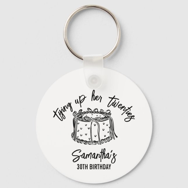 Llavero Black Bow amarra sus 20 años 30 (Anverso)