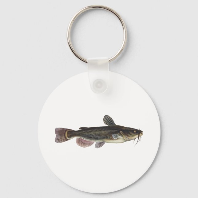 Llavero Black Bullhead Catfish Art (Anverso)