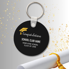 Llavero Black Custom Club Graduation Banner